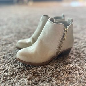 Toddler girl okie dokie gold boots